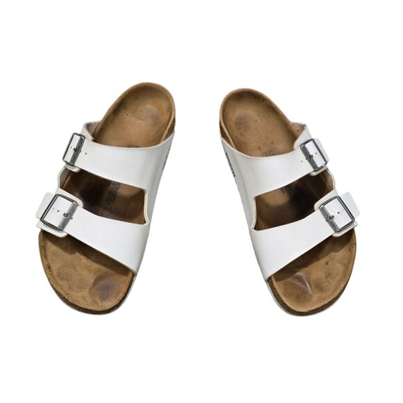 Birkenstock Arizona Sandals Mens Birko Flor White Shoes US Size 12 EU 45 - Picture 3 of 10